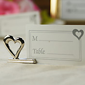corazón en forma de titular placecard