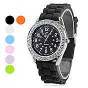 Women's Silicone Analog Quartz Wrist Watch (Assorted Colors)