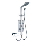 Centerset Wall Mount Shower Panel Faucet with Body Sprays (not included Faucet)- Painting Finish