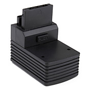 4-player multi-tap adapter med hukommelseskort til PS2 og PS2 Slim (sort)