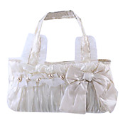 Fashion Fabric Wedding Ladies' Shoulder Bag With Flower & Pearl