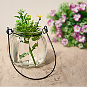 Hanging Pumpkin Shaped Glass Vast