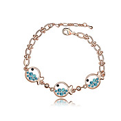 Fabulous Alloy With Crystal Women's Bracelet (More Colors)