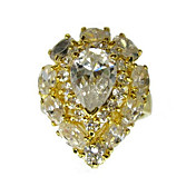 Favorite Cubic Zirconia In Heart Shape Fashion Ring(More Colors)