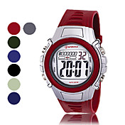 Men's Water Resistant PU Digital Automatic Casual Watches (Assorted Color)