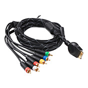 componente de cable para ps3 (180 cm, negro)