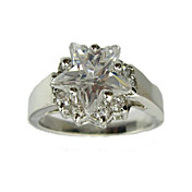 Big Star Cubic Zirconia Fashion Ring(More Colors)