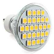 27-5050 smd gu10 4w 300lm 2800-3300K luce bianca calda ha condotto la lampadina spot (220-240v)