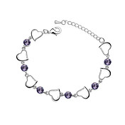 Lovely Alloy With Austrian Crystal Women's Bracelet (More Colors)