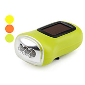 2-in-1 Solar-und Dynamo-betriebenen 3-LED-Taschenlampe (farbig sortiert)