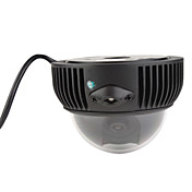 Wired 1/3 Inch Sony Metal Dome Camera - Black