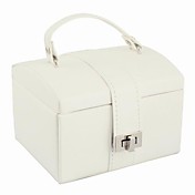 Black-White Tabby Leatherette Ladies'Jewelry Box(More Colors)