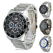Orologio casual in lega, analogico, al quarzo, da uomo - Colori assortiti
