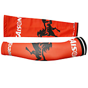 kooplus-menn 100% polyester sykling verneutstyr arm varmere (rødt)