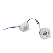 1W 100LM 3500K Warm White LED Ceiling Lamp Down Light with LED Driver (AC 86~265V)