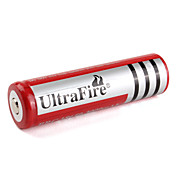 Batteria ricaricabile UltraFire BRC 18650 3.7V Li-ion (3000mAh) - Rosso