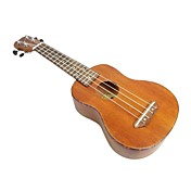 tom - (tom213) Mahagoni Sopran-Ukulele mit Gig Bag / Picks