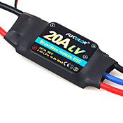 flycolor 20a esc 4s para avião com motor brushless (cores aleatórias)