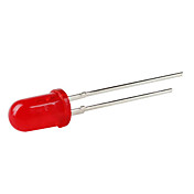 F5 5mm IR LED Emitters Red Light (Red, 10-Pack)
