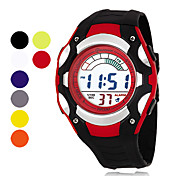 Men's Multi-Functional And Water Resistant PU Digital Automatic Sport Watches (Assorted Color)
