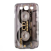 Cassette Tape Pattern Hard Case for Samsung Galaxy S3 I9300 (Multi-Color)