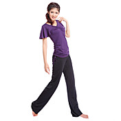 SiBoEn Polyester Short Sleeve Practise Wearable Yoga Tracksuits