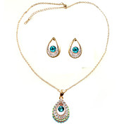 Beatiful Alloy With Crystal India Princess Women's Jewelery Set Including Necklace,Earrings (More Colors)