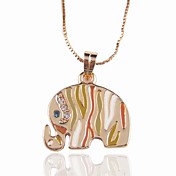 Elegant Alloy With Elephant Shaped Women's Necklace (More Colors)