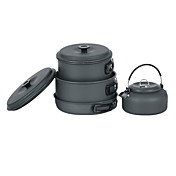 7PCS 3-4 personen Camping kookset