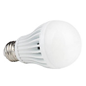 E27 9W 900LM 6000-6500K Natural White Light LED Ball Bulb (85-265V)