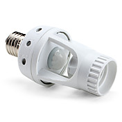 e27 fiche 360 ​​degrés du capteur infrarouge réglable mené support de lampe