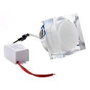 3W 135LM 585-620K Yellow Light Cube Crystal Ceiling Lamp LED Bulb (AC 85-265V)