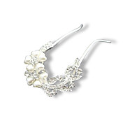 elegant legering med imitasjon perle / rhinestone bryllup / spesiell anledning hår kammer / headpiece