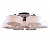 Lámpara Chandelier Acrílica Cromada con 7 Bombillas - FINSTERWALDE