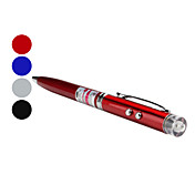 3-en-1 stylo à bille avec 2-mode lumière blanche et rouge 5mW laser (3xlr41)