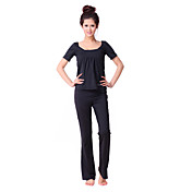 SiBoEn Polyester Short Sleeve Practise Wearable Yoga for Women's