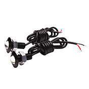 23 milímetros Monocamada Car Light luz do dia em um Par (IP65, 1.5W, Lumen (LM) 110, temperatura de cor 8000-10000K, 12V, de luz branca)