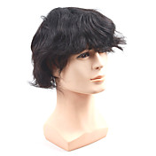 100% Indian Remy Hair Short 10 Straight "par 8" Toupet Hommes