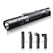 Rofis JR20 Transformable forma de L-7-Modo Cree R5 Lanterna com Clip (310LM, 2xCR123A/16340, 1x18650)