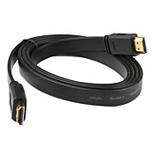 v1.4 maschio a cavo HDMI maschio per Smart LED HDTV, Apple TV, PS3, Xbox 360, blu-ray (3 m, nero)