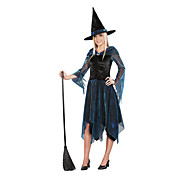 Voksen Dame Hologram Witch Halloween kostume