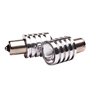 1 - Car Light LED de luz branca (Vem em um par, S25, 7W, CREE R5, Lumen (LM) 450, temperatura de cor 8000K, 12-24V)