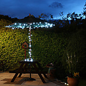 Solar-100-LED White Light Outdoor-Lichterkette Weihnachtsdekoration Lampen