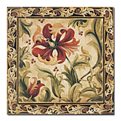 Oil Painting Stretched Canvas Prints Botanical Floral 24" x 24"