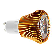 Dimmable GU10 6W 540-600LM 3000-3500K Warm White Light Gold Shell LED Spot Bulb (220V)