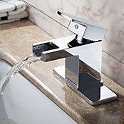 ripottele ® by lightinthebox - contemporary messinkiä vesiputous bathroom sink hana (kromi)