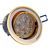 7W Golden LED Ceiling Light with 7 LEDs with Driver (Swivel 0-60° , Beam 5°/30°/45°/60° , Cutting Dia 93mm)