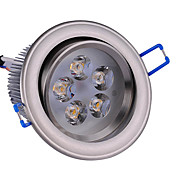 5W Satin Nickel LED Ceiling Light with 5 LEDs with Driver (Swivel 0-60° , Cutting Dia 93mm)