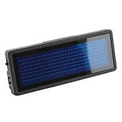Scrolling LED programmabile Nome / Messaggio / Tag Badge Pubblicità Carta - Light Blue (1xCR2032)