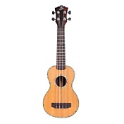 ELLA - (UK-2100SSS) Alt solid Spruce Soprano Ukulele med taske